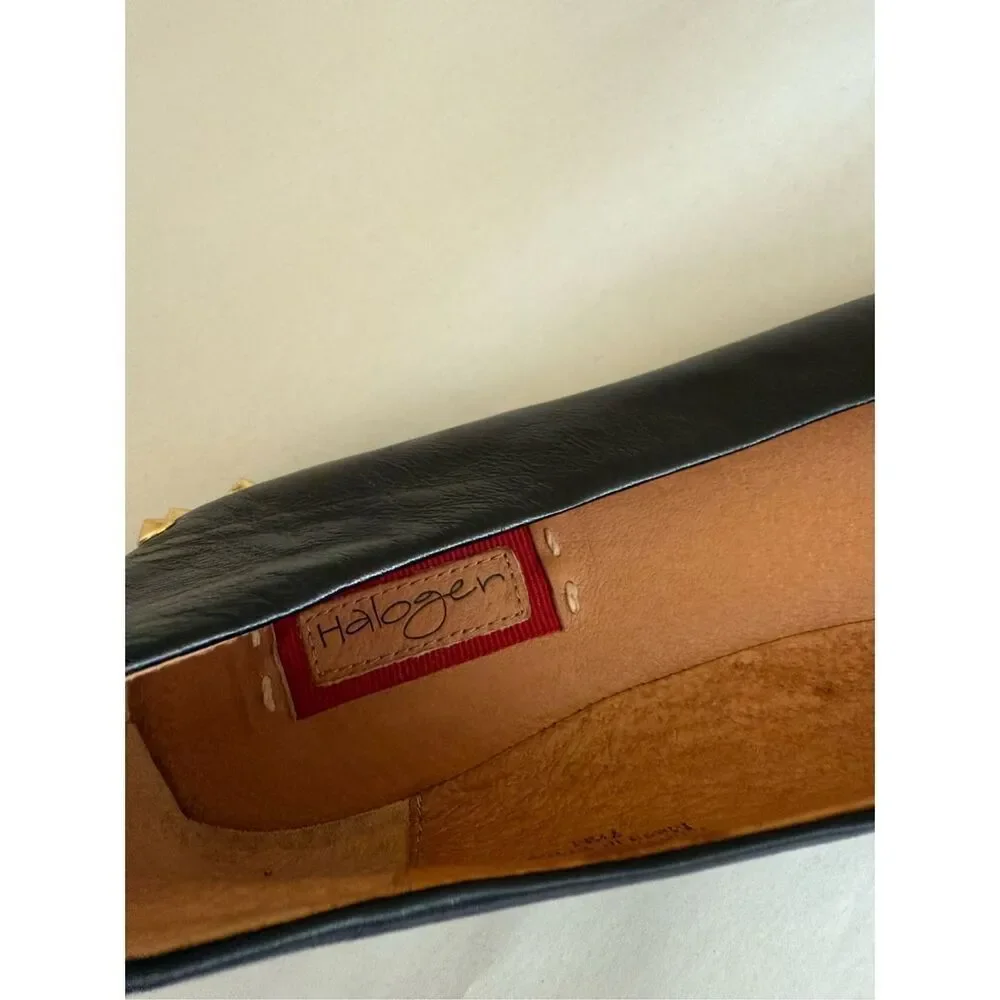 Halogen Black  Flats  Pointed Toe Style SZ 7.5 M